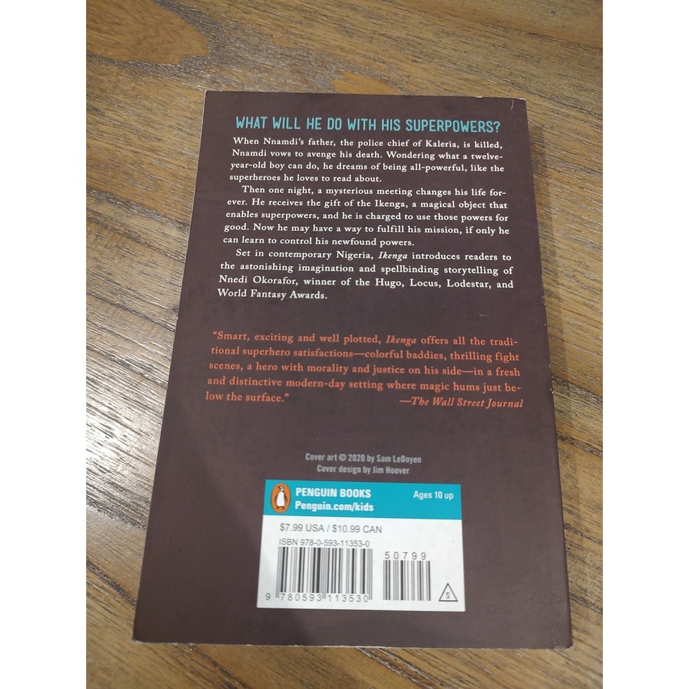 Ikenga - Paperback By‎ Okorafor, Nnedi - VERY GOOD - Picture 4 of 4